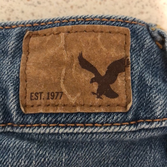 American Eagle Outfitters Stretch Denim Jean Shorts Size 4 - Picture 3 of 5